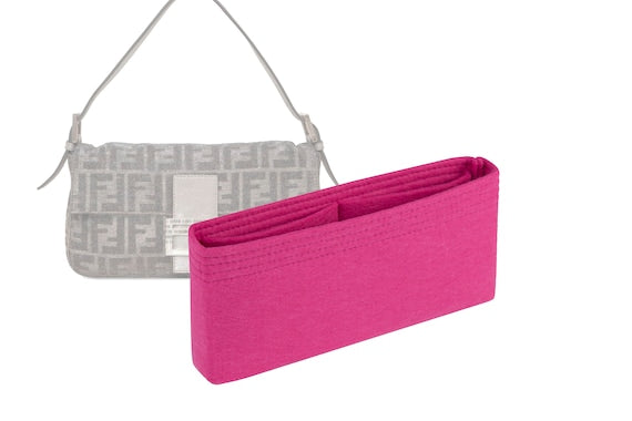 For "Lurex And Leather Baguette Shoulder" Bag Insert Organizer, Purse Insert Organizer, Bag Shaper - Worldwide Shipping 4-6 Days by SenamonBagOrganizer