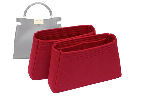 For "Peekaboo Iconic Essentially"  5.5 Inch /14 cm Height Bag Insert  SET OF-2, Bag Shaper - Worldwide Shipping 4-6 Days by SenamonBagOrganizer