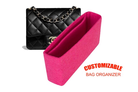 For Cha.nel MINI flap bag square insert organizer purse insert, bag ( Typ B ), EXPRESS SHIPPING by SenamonBagOrganizer