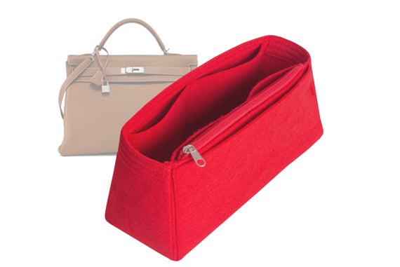 For "Kelly Retourne 40" Bag Insert Organizer, Purse Insert Organizer, Bag Shaper, Bag Liner - Worldwide Shipping 4-6 Days by SenamonBagOrganizer