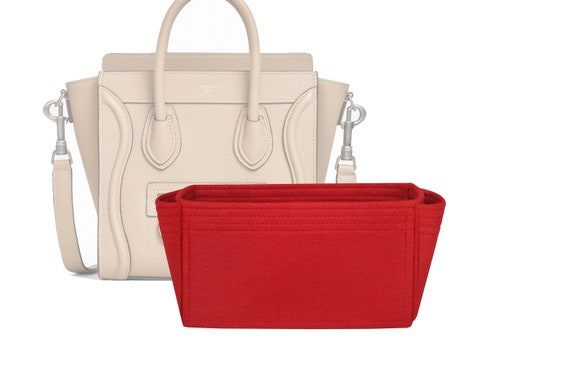 For "Luggage Nano Bag" Bag Insert Organizer In 4.7"/12 cm Height, Purse Insert Organizer, Bag Shaper by SenamonBagOrganizer