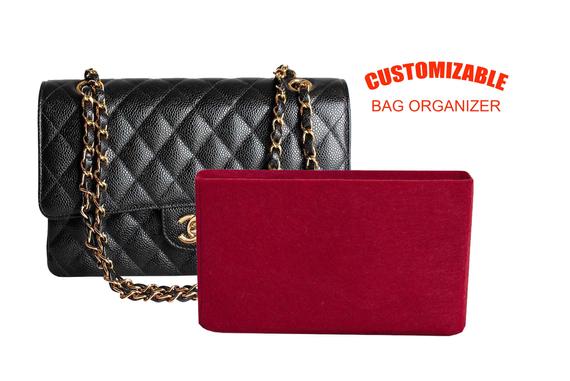 Cha.nel Jumbo Double Flap bag insert organizer purse insert without pockets ,EXPRESS SHIPPING by SenamonBagOrganizer