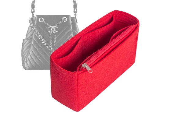 For "Chevron Chain Bucket Drawstring Small" Bag Insert, Purse Insert Organizer - Worldwide Shipping 4-6 Days by SenamonBagOrganizer