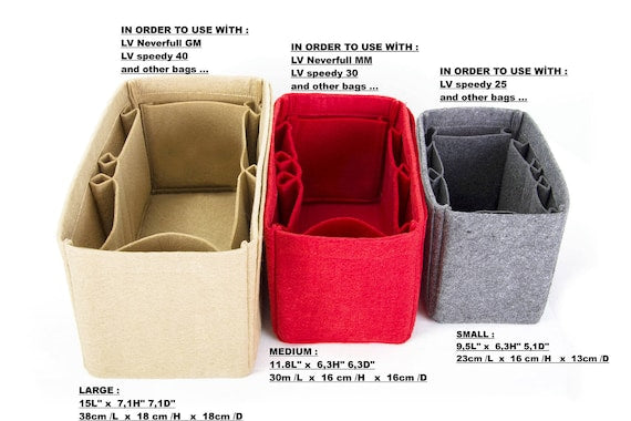 Bag Shaper Purse Insert Organizer Bag Insert With Ipad Place by SenamonBagOrganizer