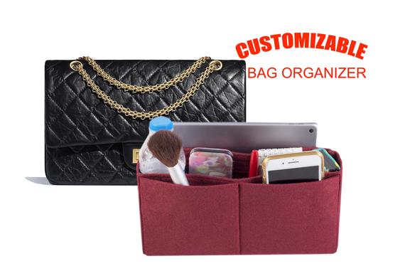 For LARGE 227 Cha.nel 2.55 Handbag organizer, purse insert organizer, bag shaper,EXPRESS SHIPPING by SenamonBagOrganizer