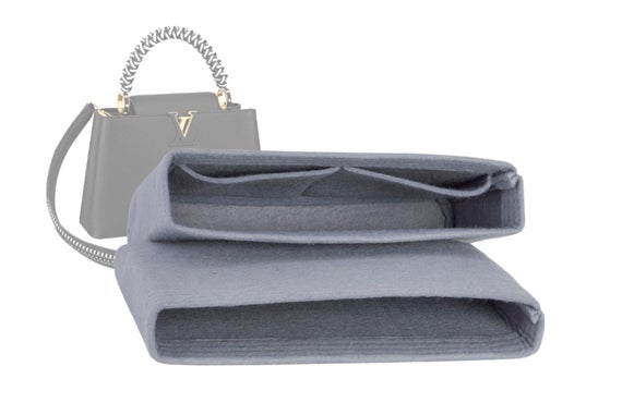 For "Capucines MM" SET OF-2 Bag Insert Organizer, Purse Insert Organizer, Bag Shaper, Bag Liner - Worldwide Shipping 4-6 Days by SenamonBagOrganizer