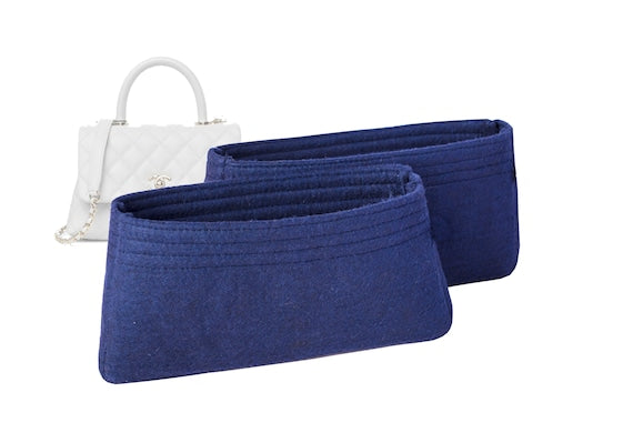 For "Coco Handle Flap Bag Extra Mini" SET OF-2 Bag Insert Organizer, Purse Insert Organizer - Worldwide Shipping 4-6 Days by SenamonBagOrganizer