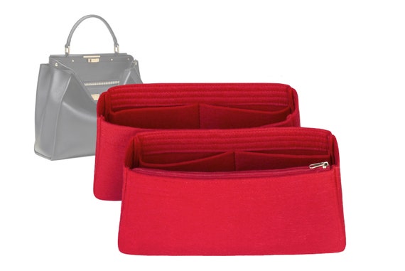 For "Peekaboo Iconic Medium-Bottom 33cm " SET OF-2  Bag Insert Organizer, Purse Insert Organizer, Bag Shaper - Worldwide Shipping 4-6 Days by SenamonBagOrganizer