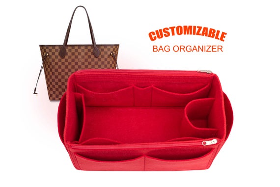 For "LV Neverfull MM Tote Bag" Purse Insert Organizer- Worldwide Shipping 3-5 Days by SenamonBagOrganizer