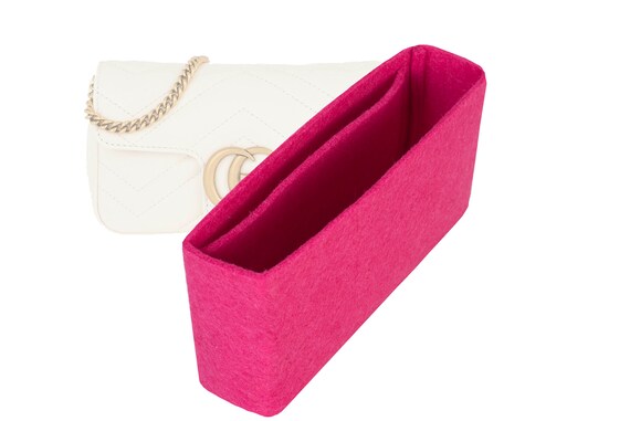 For "Super Mini Marmont Matelassé Shoulder" Bag Insert, Purse Insert Organizer, Bag Shaper - Worldwide Shipping 4-6 Days by SenamonBagOrganizer