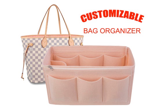 For L. V Neverfull mm bag organizer liner protector shaper purse insert organizer bag, EXPRESS SHIPPING by SenamonBagOrganizer