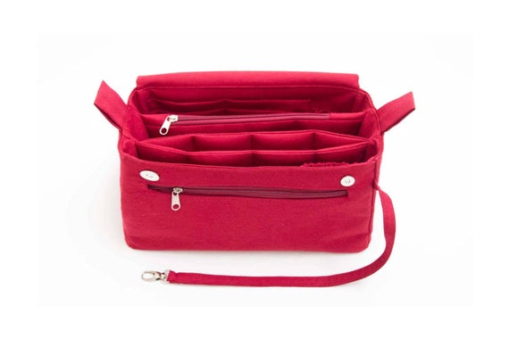 Bag insert organizer for Mul. berry BAGS,purse insert +stabile clutchbag+I pad sleeve +pen and credit cart holder +flap ,EXPRESS shipping by SenamonBagOrganizer