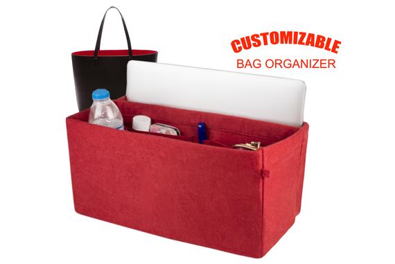 For "For Mansur Gavriel MEDIUM Tote bag"purse insert organizer with Laptop Compartment sleeve-Express shipping by SenamonBagOrganizer