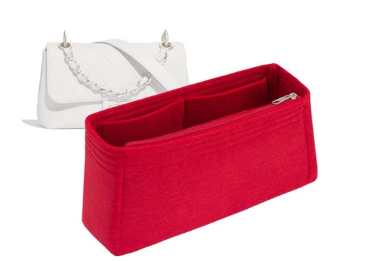 For "Flap Bag Small" Bag Insert Organizer, Purse Insert Organizer, Bag Shaper, Bag Liner - Worldwide Shipping 4-6 Days by SenamonBagOrganizer