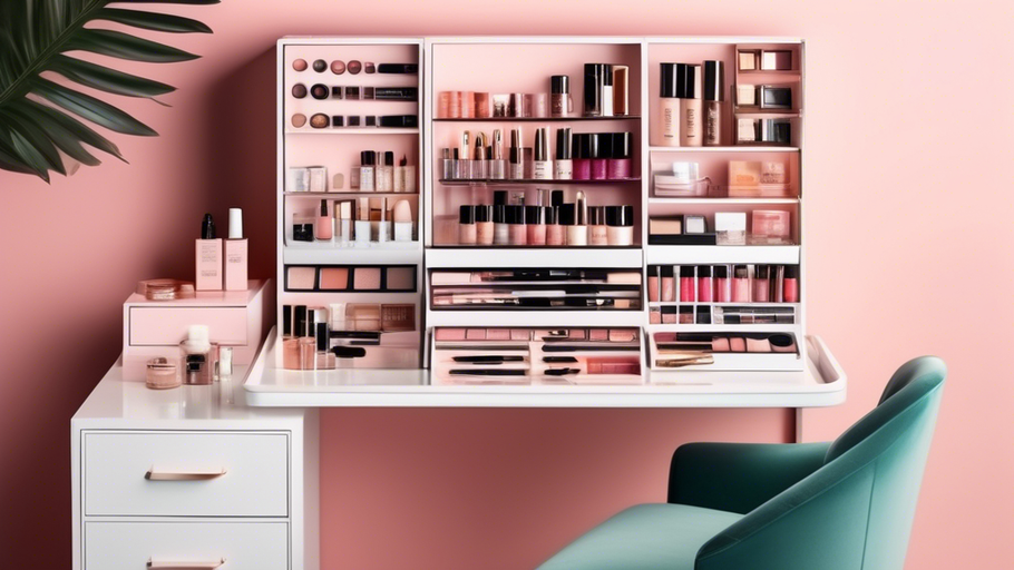 Maximize Your Makeup Storage: Essential Organizer for Ample Cosmetic Collections