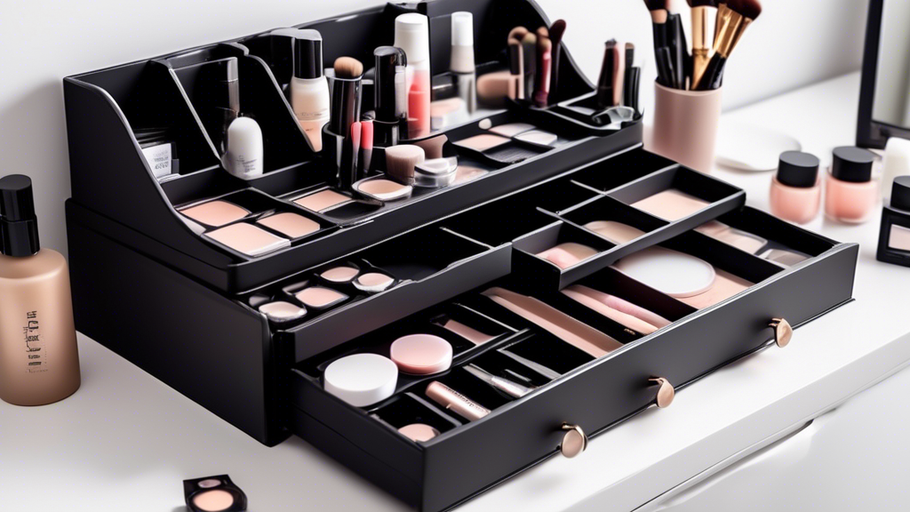 Black Cosmetic Organizer: A Tidy Touch to Your Beauty Routine