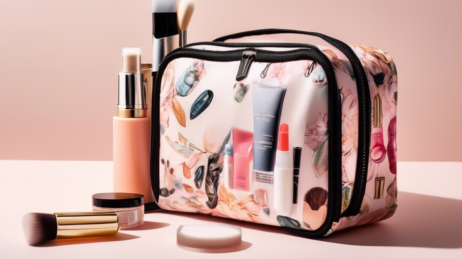 Pocketed Cosmetic Bag: Your Perfect Travel Companion