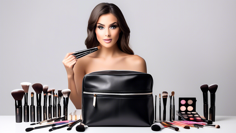 Cosmetic Bag with Brush Holder: Unpack Your Beauty Essentials