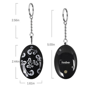 Select nice foaber personal alarm keychain personal alarms for women purse self defense keychain safe sound 120 130 db alarm device for women elderly kids night workers