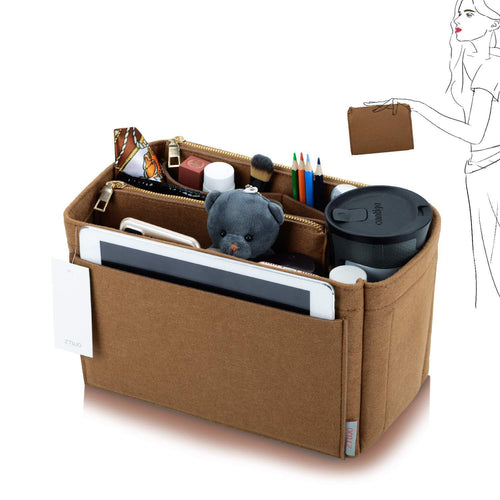 Amazon purse organizer felt bag organizer purse organizer insert for lv speedy neverfull graceful neverfull tote handbag shaper large lighting coffee