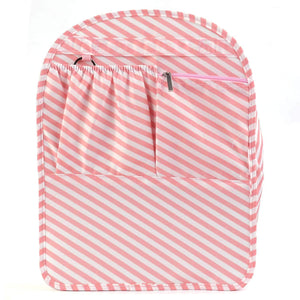 Buy xcharmer store backpack organizer insert travel purse multi pocket bag in bag organizer large backpack organizer large a pink stripe