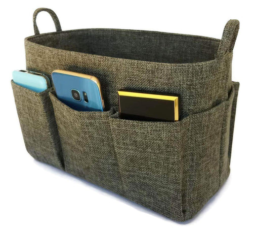 On amazon k m quality product medium purse insert organizer insert for longchamp cuir neo s lv speedy 30 handbag tote bag 10x5 easyswap inside gray
