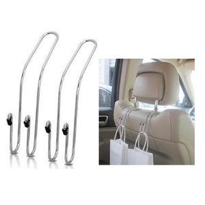 2 Universal Car Back Seat Headrest Hanger Holder Hooks Bag Purse Organizer SUV